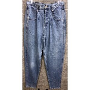Brittania Womens 16 Tall High Rise Tapered Leg Vintage Denim Jeans